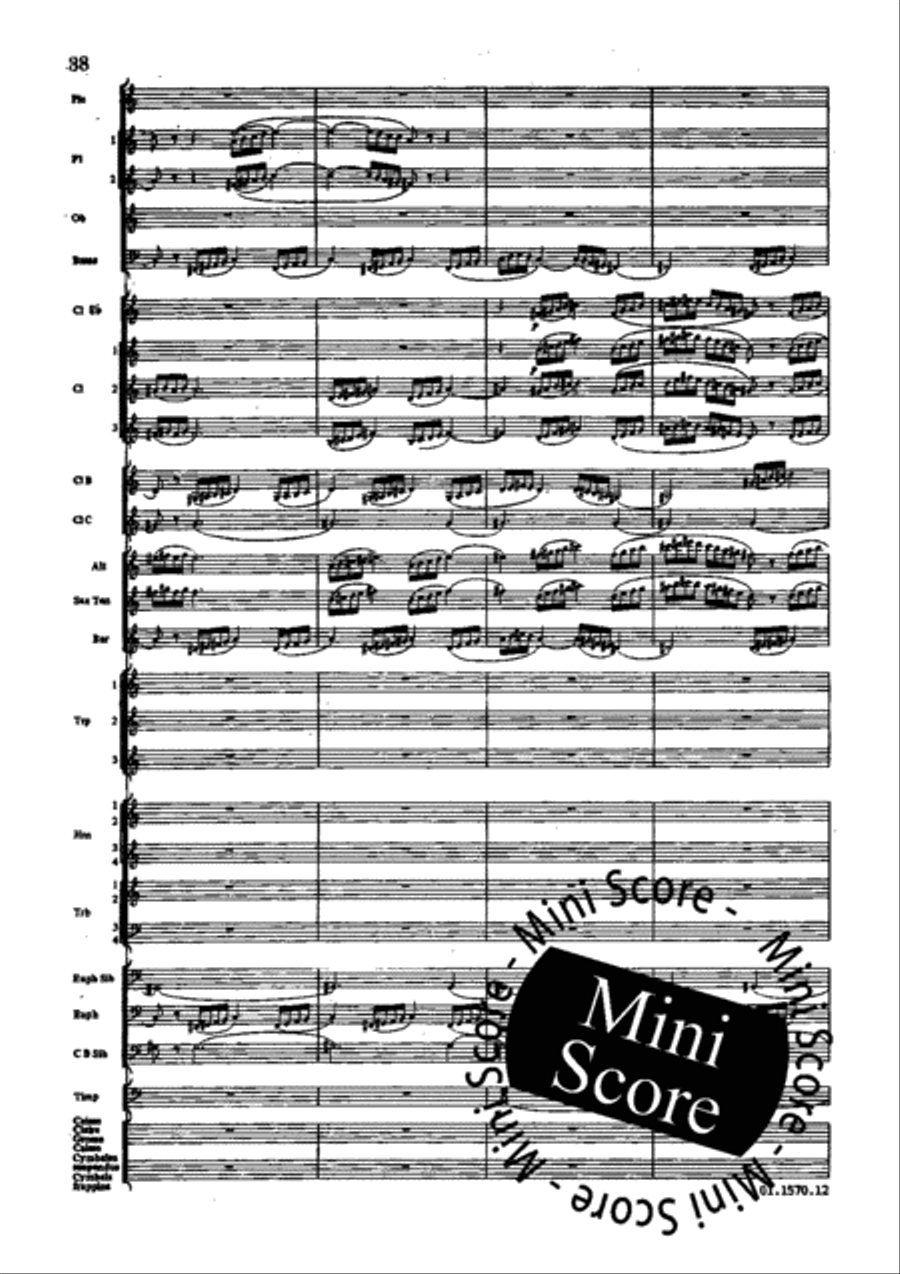 Poeme du Feu Concert Band scores gallery preview page 44