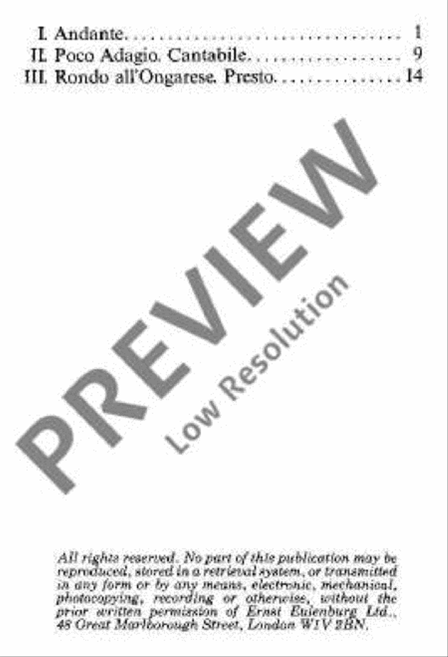 Piano Trio G major Piano Trio scores gallery preview page 3