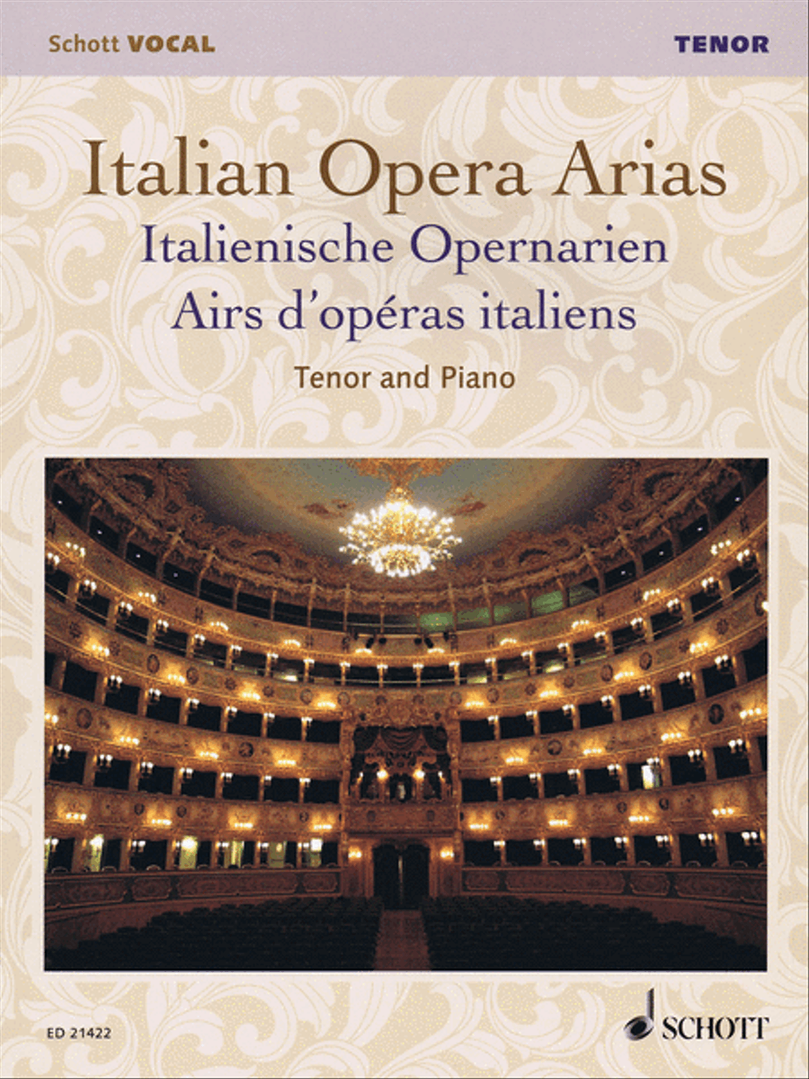 Italian Opera Arias Italian Opera Arias Voice Solo scores gallery preview page 1