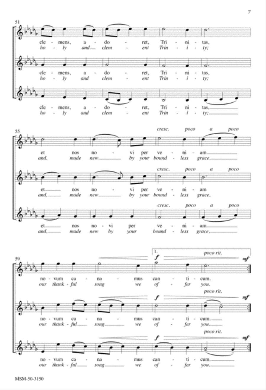 Nunc tempus acceptabile Now Is the Time Acceptable SSA scores gallery preview page 6