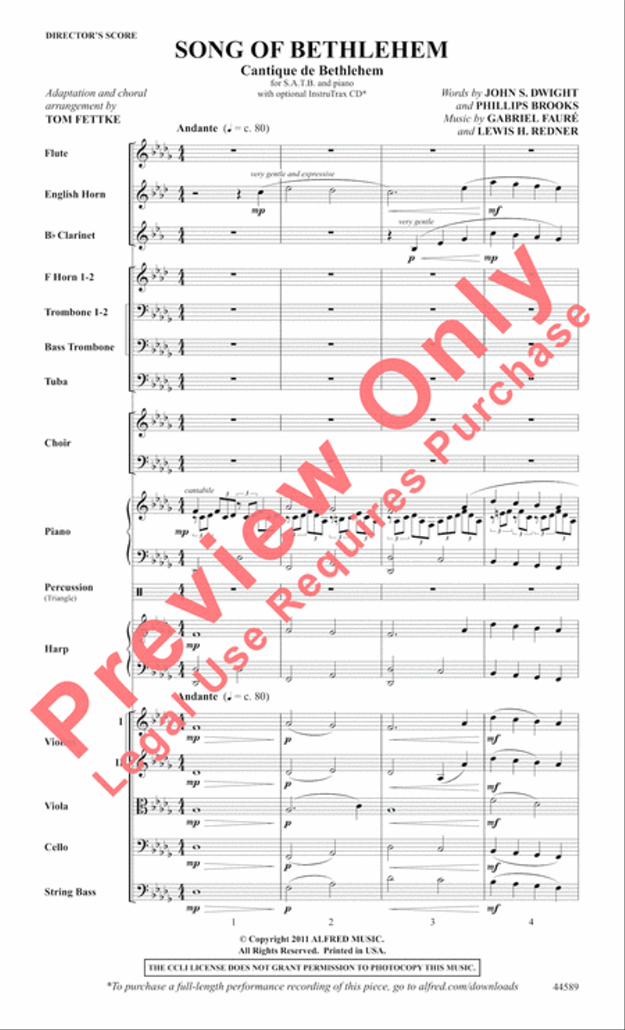 Song of Bethlehem Song of Bethlehem Choir scores gallery preview page 2