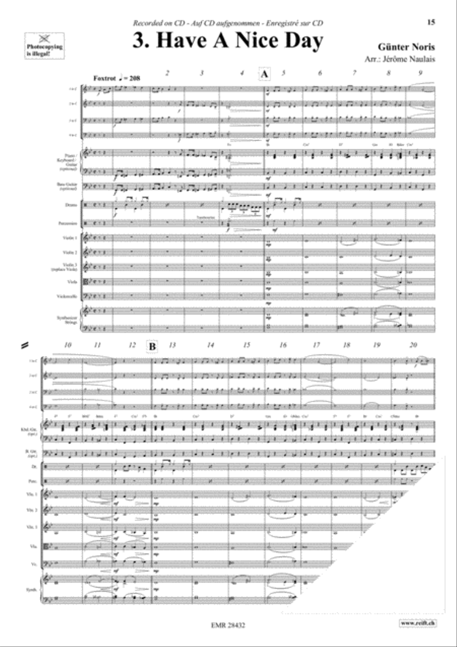 Let's Dance Volume 3 Let's Dance Volume 3 Woodwind Quartet scores gallery preview page 5