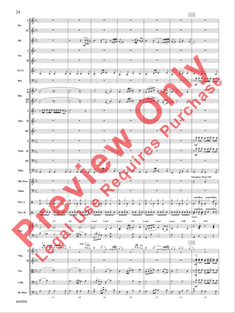 A Whitney Houston Tribute Full Orchestra scores gallery preview page 25