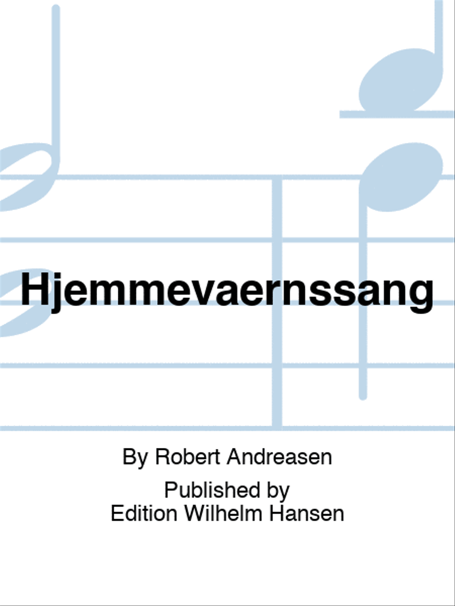 Hjemmeværnssang Hjemmeværnssang Choir scores gallery preview page 1