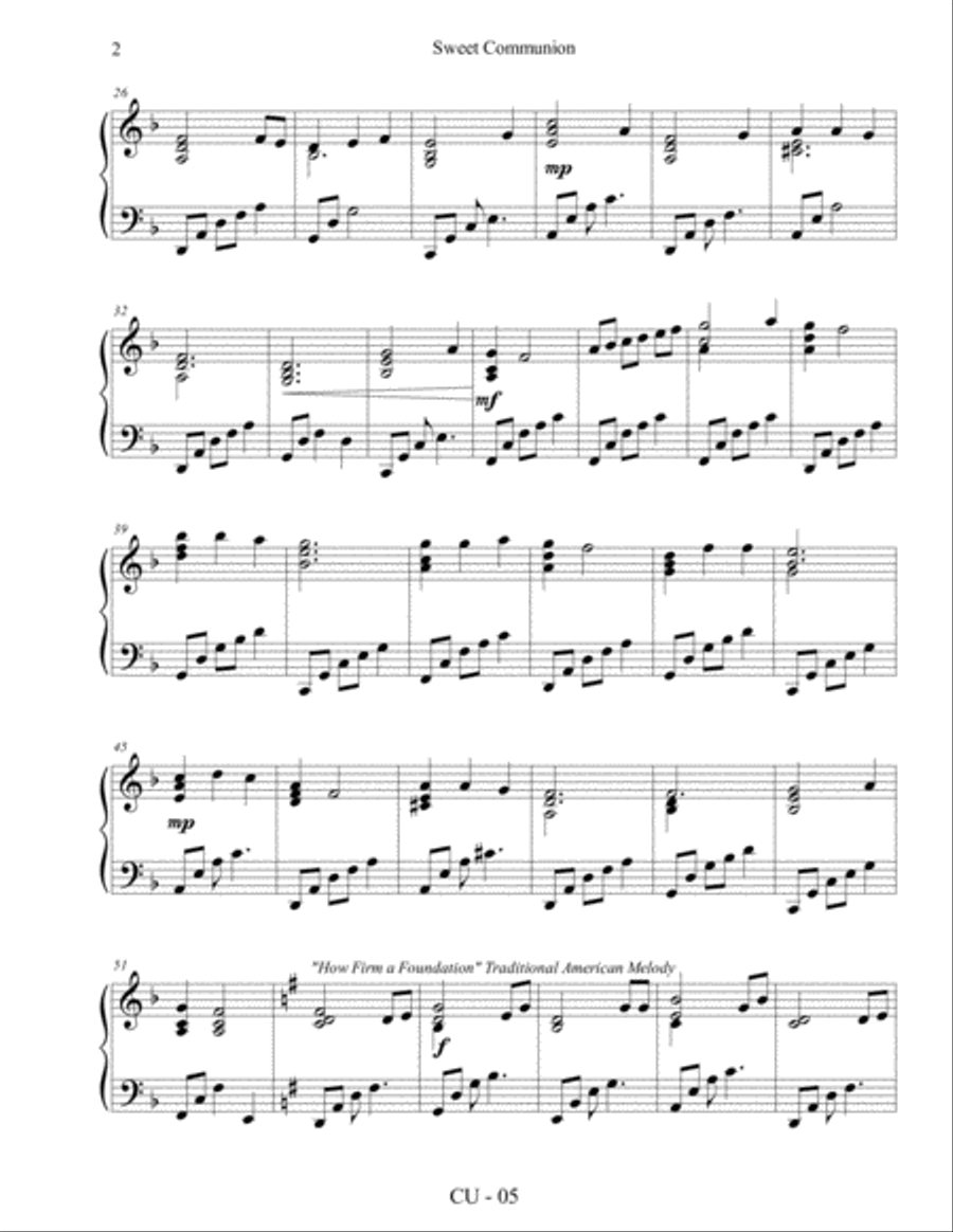 Common Union Project Easy Piano scores gallery preview page 5