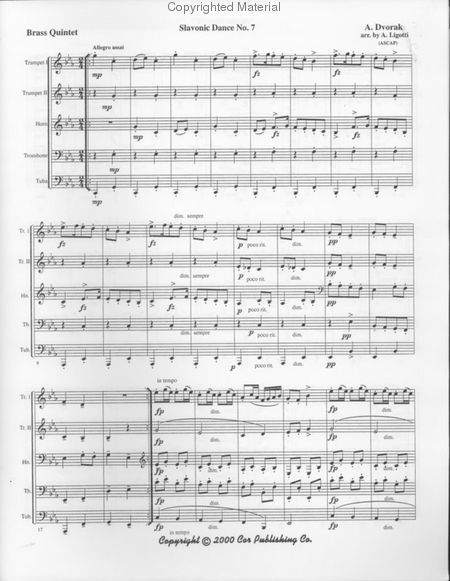Slavonic Dance Op. 46, No. 7 (Albert Ligotti)