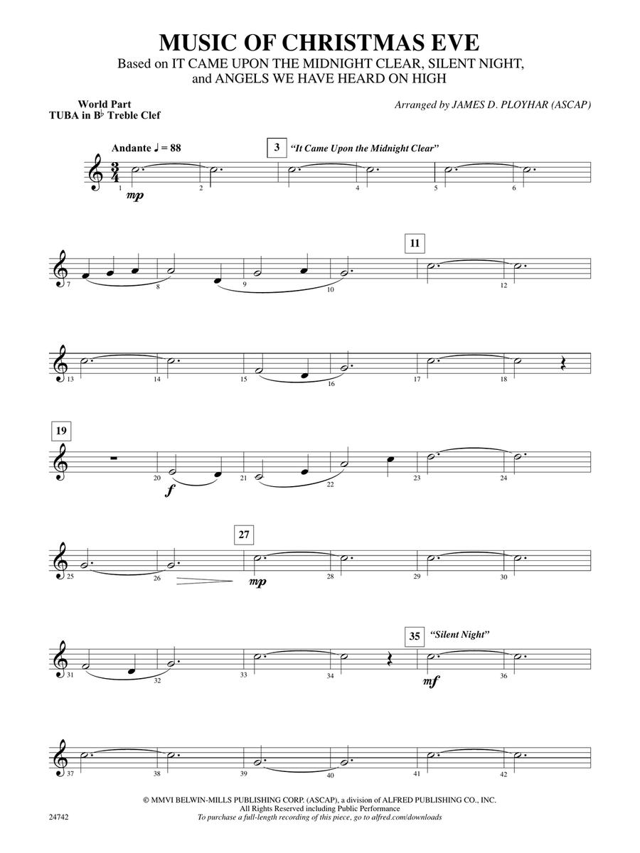 Music of Christmas Eve (Based on 