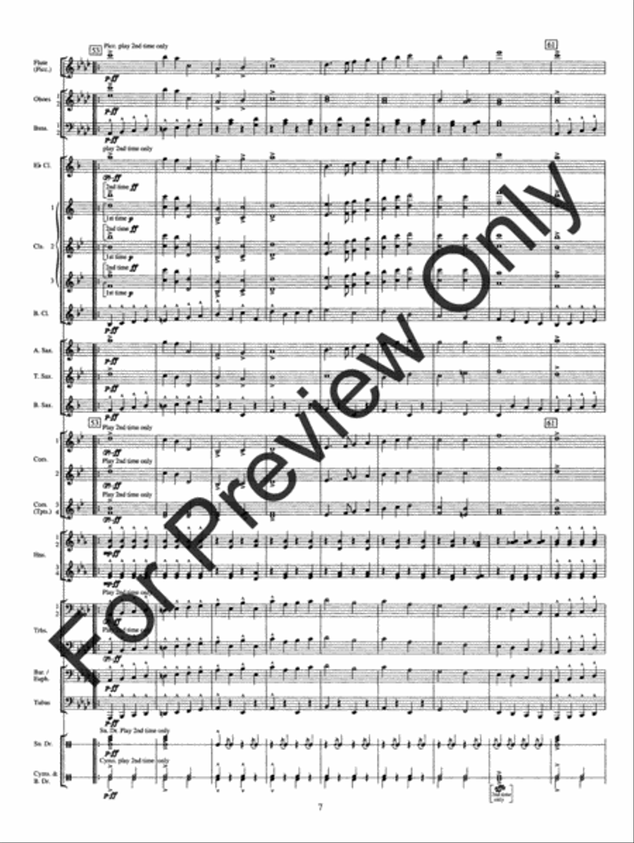 The Belle Of Chicago (Score) Concert Band scores gallery preview page 12
