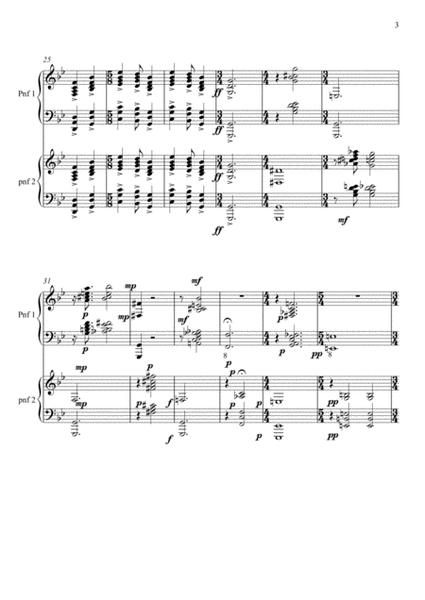 "Koral" (Choral) for two pianoforte image number null