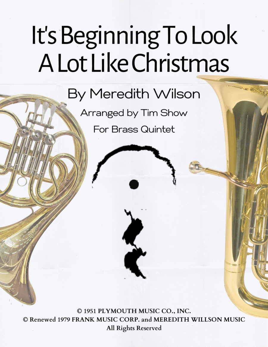 It's Beginning To Look Like Christmas Horn scores gallery preview page 1