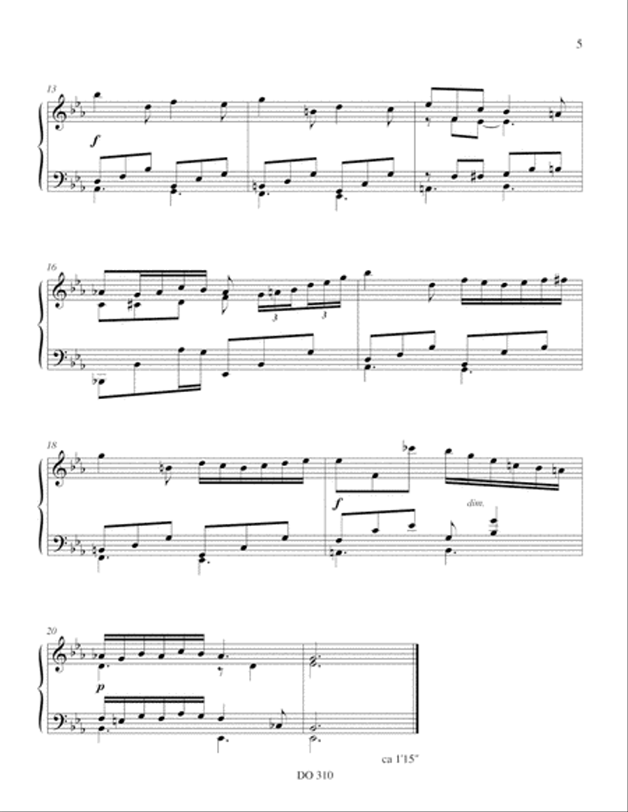 Belles-de-nuit Piano Solo scores gallery preview page 5