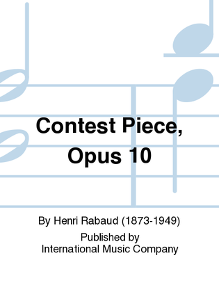 Book cover for Contest Piece, Opus 10