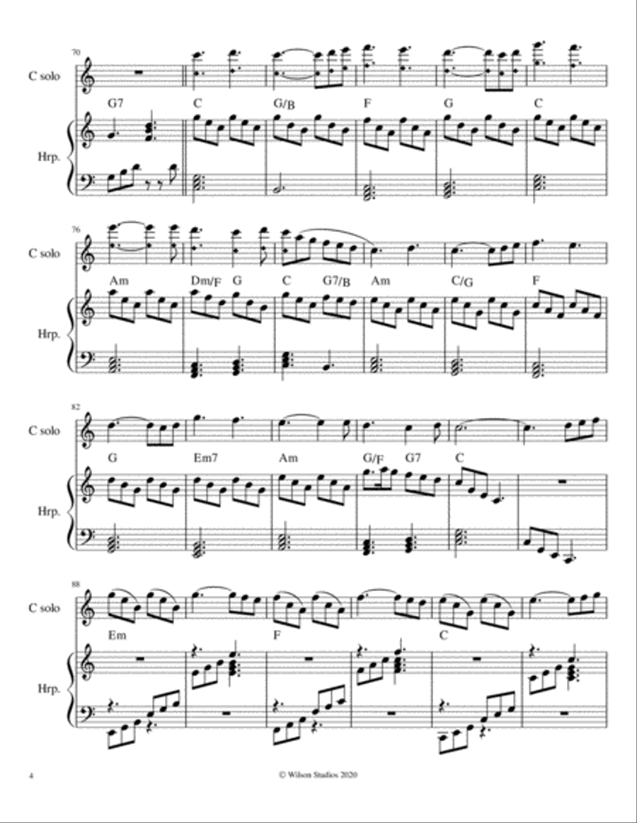 Our Great Savior (Jesus What a Friend For Sinners) Small Ensemble scores gallery preview page 4