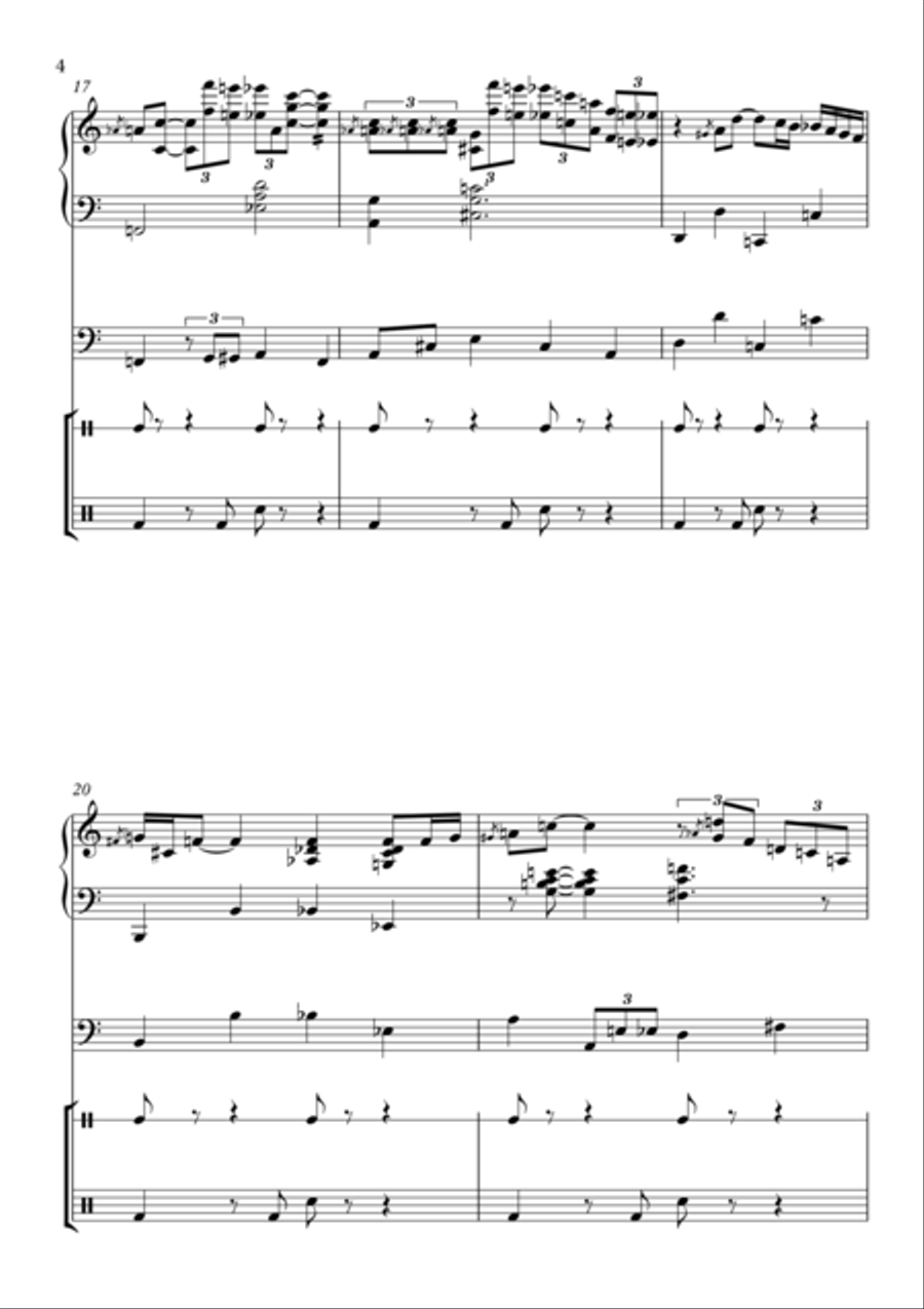 Georgia On My Mind Georgia On My Mind Small Ensemble scores gallery preview page 4