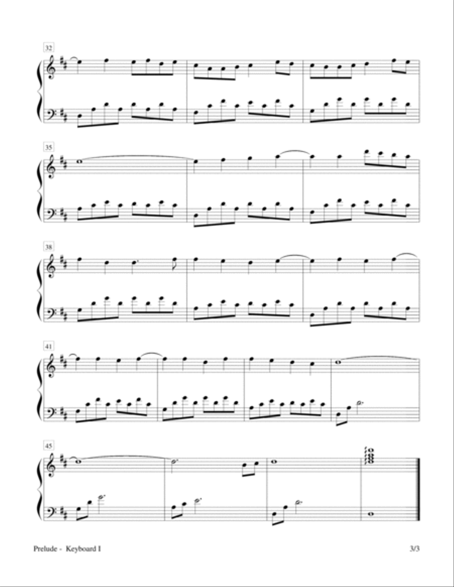 Sounds of Creation - Prelude (Keyboard Duet; 2 Pianos, 4 Hands) Piano Method scores gallery preview page 3