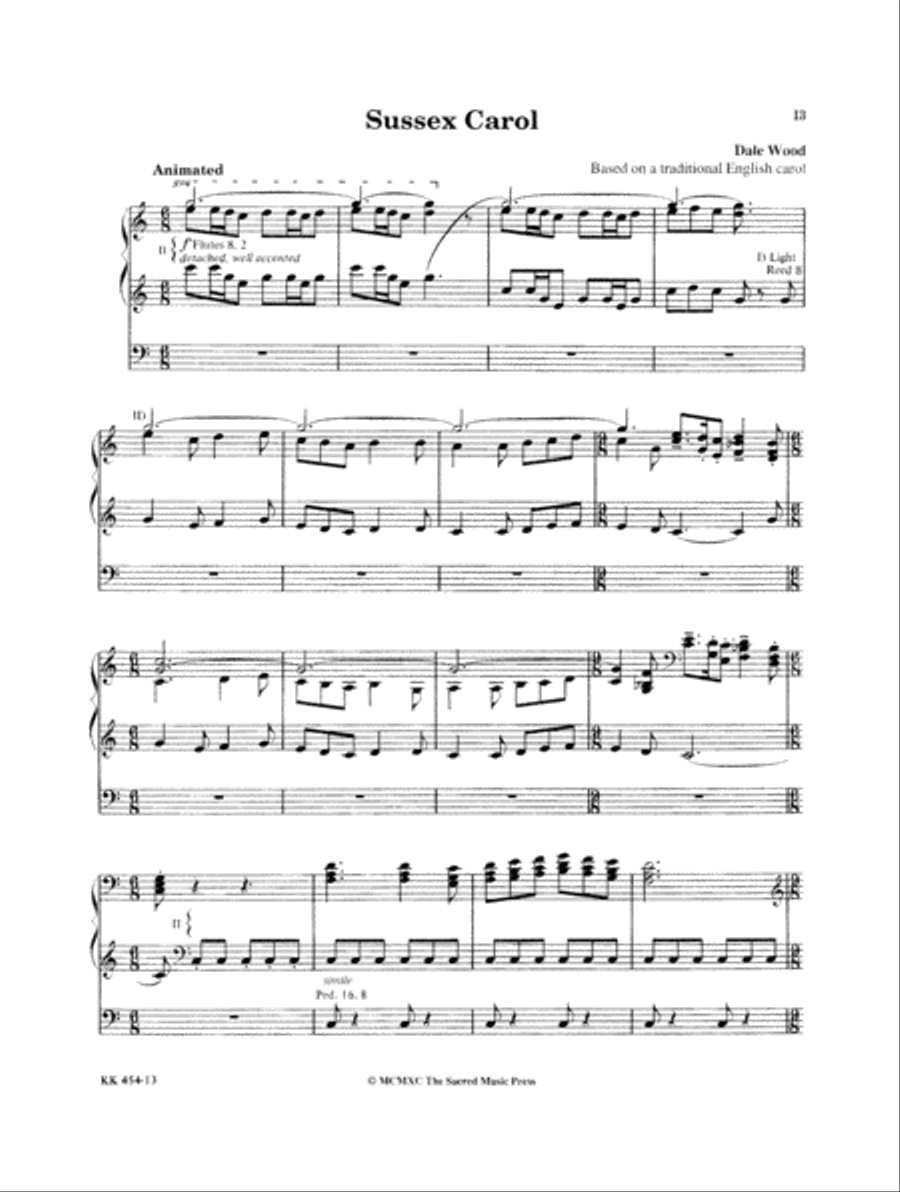 Wood Works for Christmas Organ Solo scores gallery preview page 5