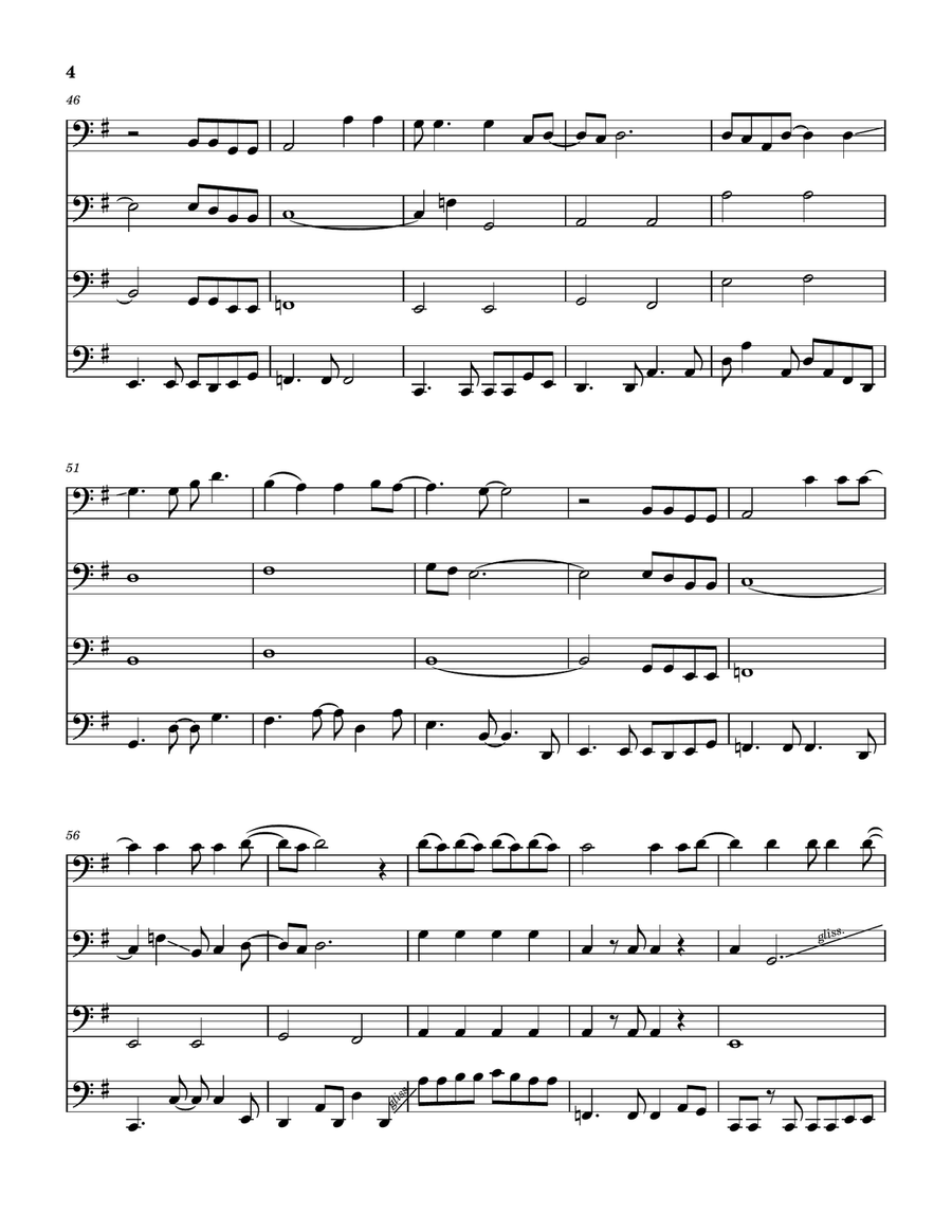 Free Bird String Quartet scores gallery preview page 5