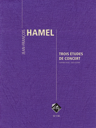 Book cover for Trois études de concert