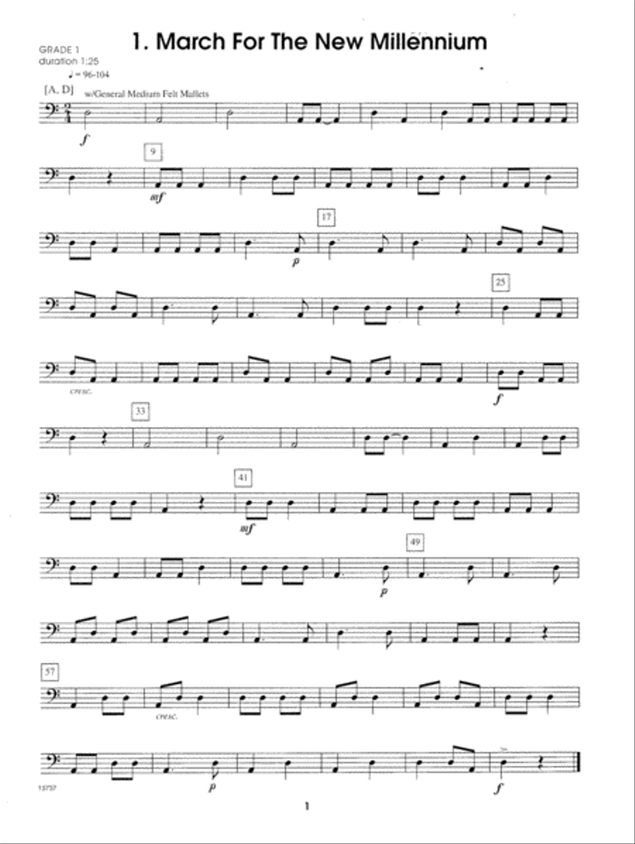 More Contest Solos For The Young Timpanist Percussion scores gallery preview page 2