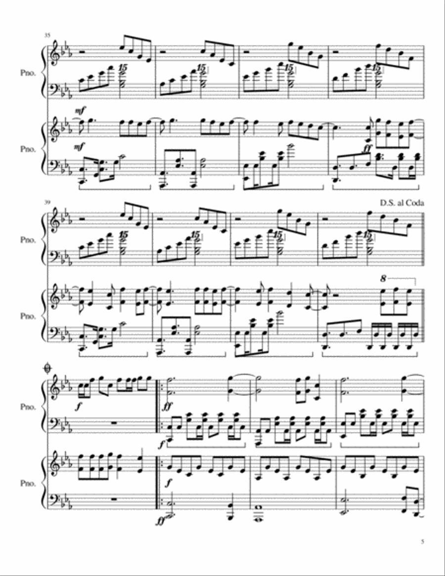 This Is Me Piano scores gallery preview page 5