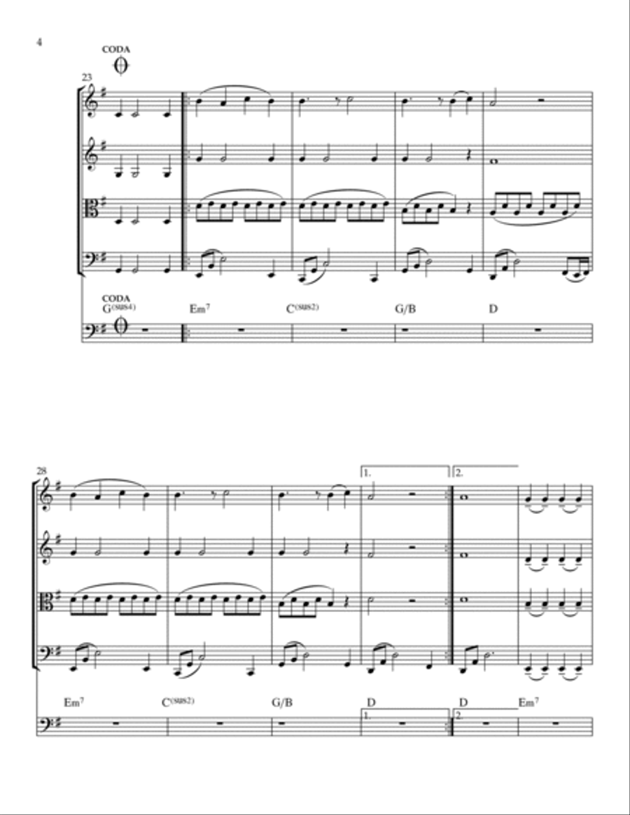 The Blessing String Quintet scores gallery preview page 6