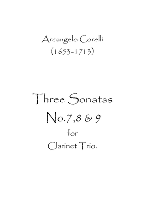 Three Sonatas No.7,8 & 9