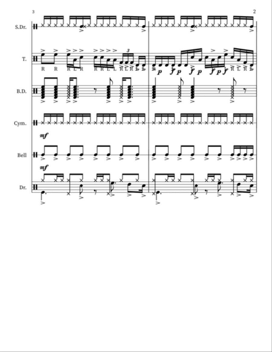2023 2023 Marching Band scores gallery preview page 2