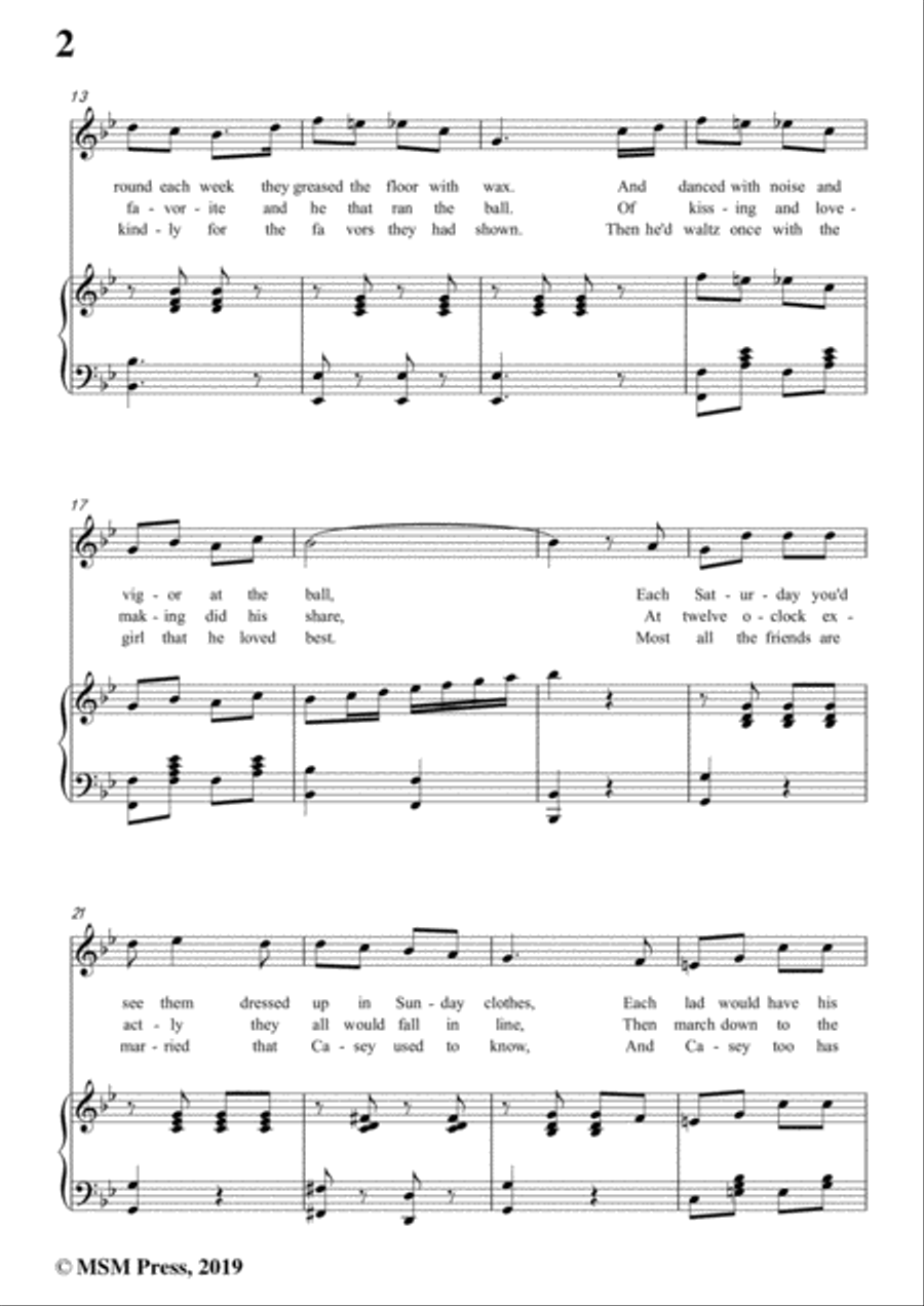 Charles B. Ward-Band Played On,in B flat Major,for Voice&Piano Voice scores gallery preview page 4