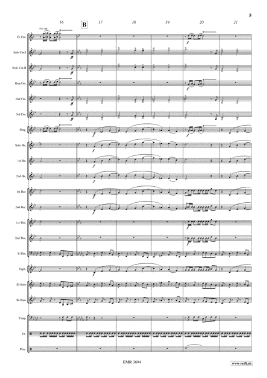 Thierry La Fronde Thierry La Fronde Brass Band scores gallery preview page 6
