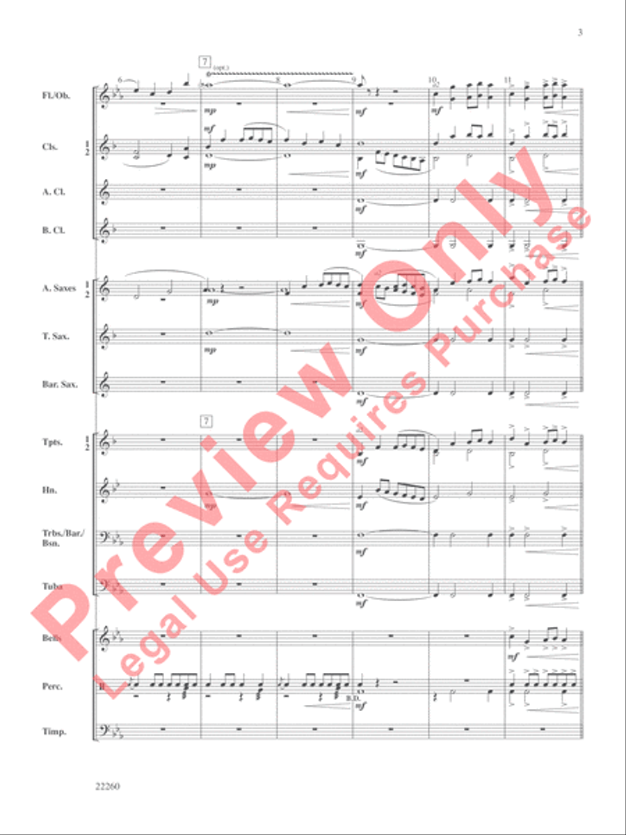 Bold Journey Bold Journey Concert Band scores gallery preview page 4