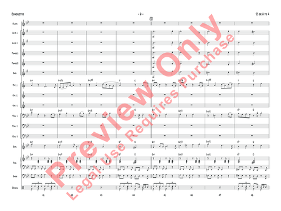 25 or 6 to 4 Jazz Ensemble scores gallery preview page 19