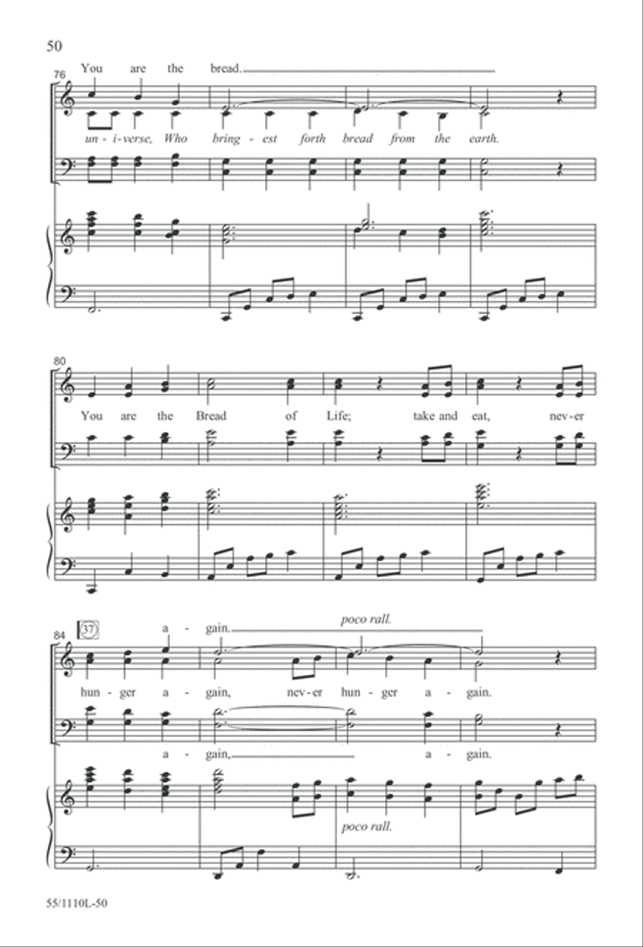 The Living Last Supper 4-Part scores gallery preview page 51