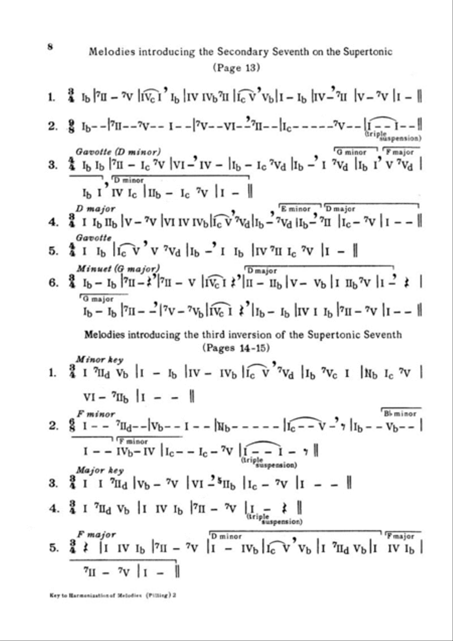 Key to Harmonization of Melodies at the Keyboard Book 2 Piano Method scores gallery preview page 3
