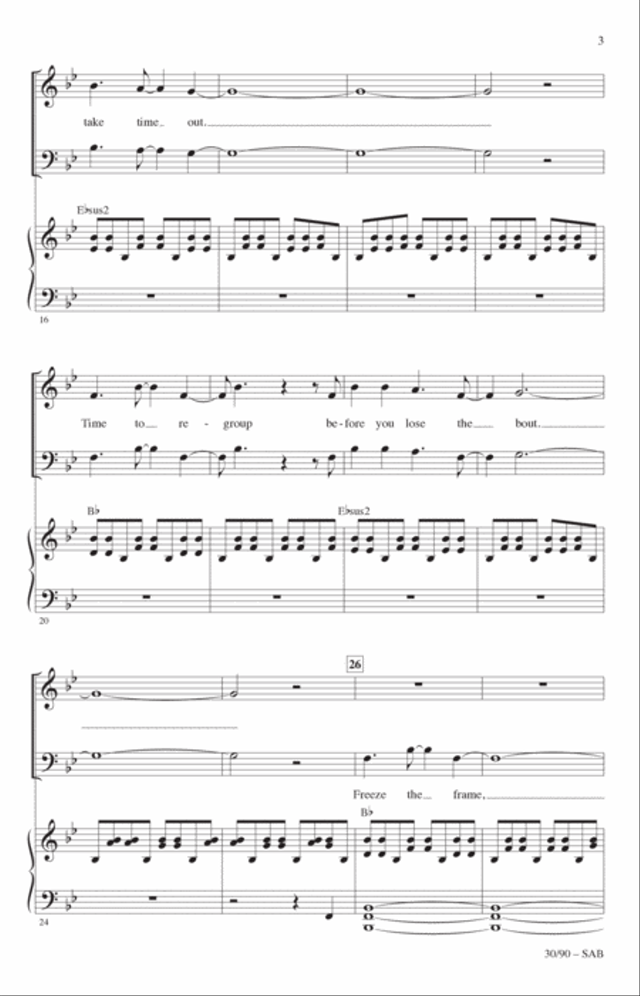 30/90 (from tick, tick... BOOM!) (arr. Roger Emerson) 3-Part scores gallery preview page 2