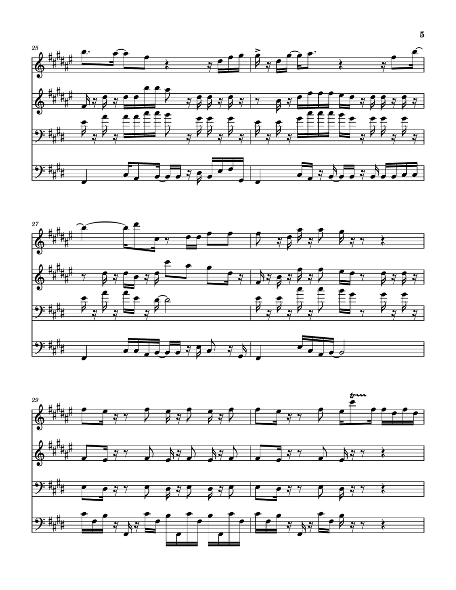 Whatcha See Is Whatcha Get Brass Quartet scores gallery preview page 6