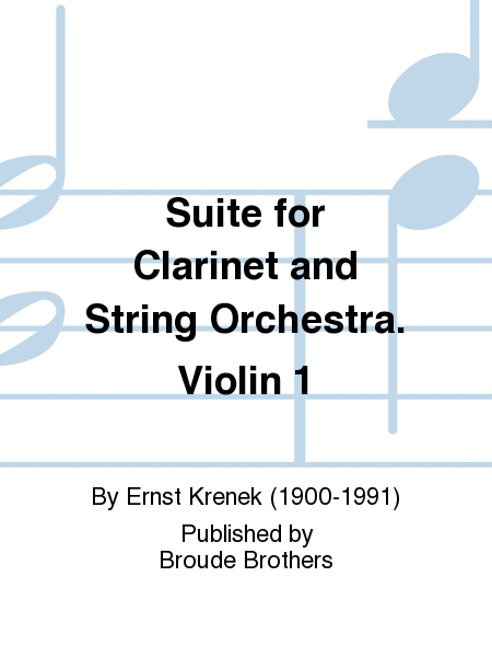 Suite for Clarinet Violin 1
