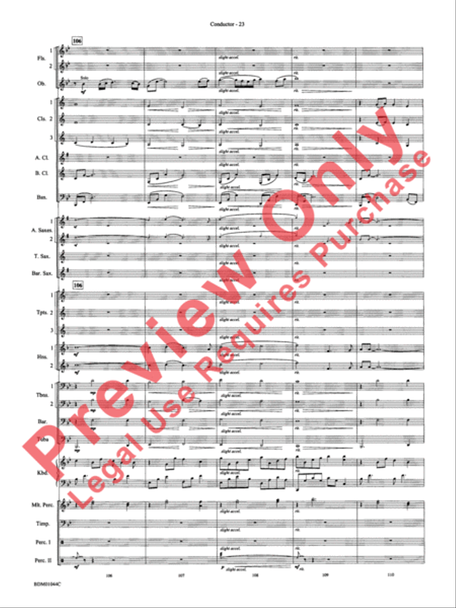To the Summit! (Strive for the Highest) Concert Band scores gallery preview page 27