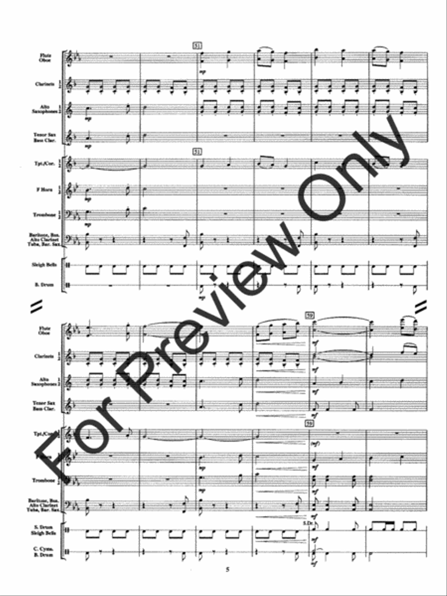 Huntington Ridge Concert Band scores gallery preview page 8