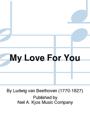 Book cover for My Love For You