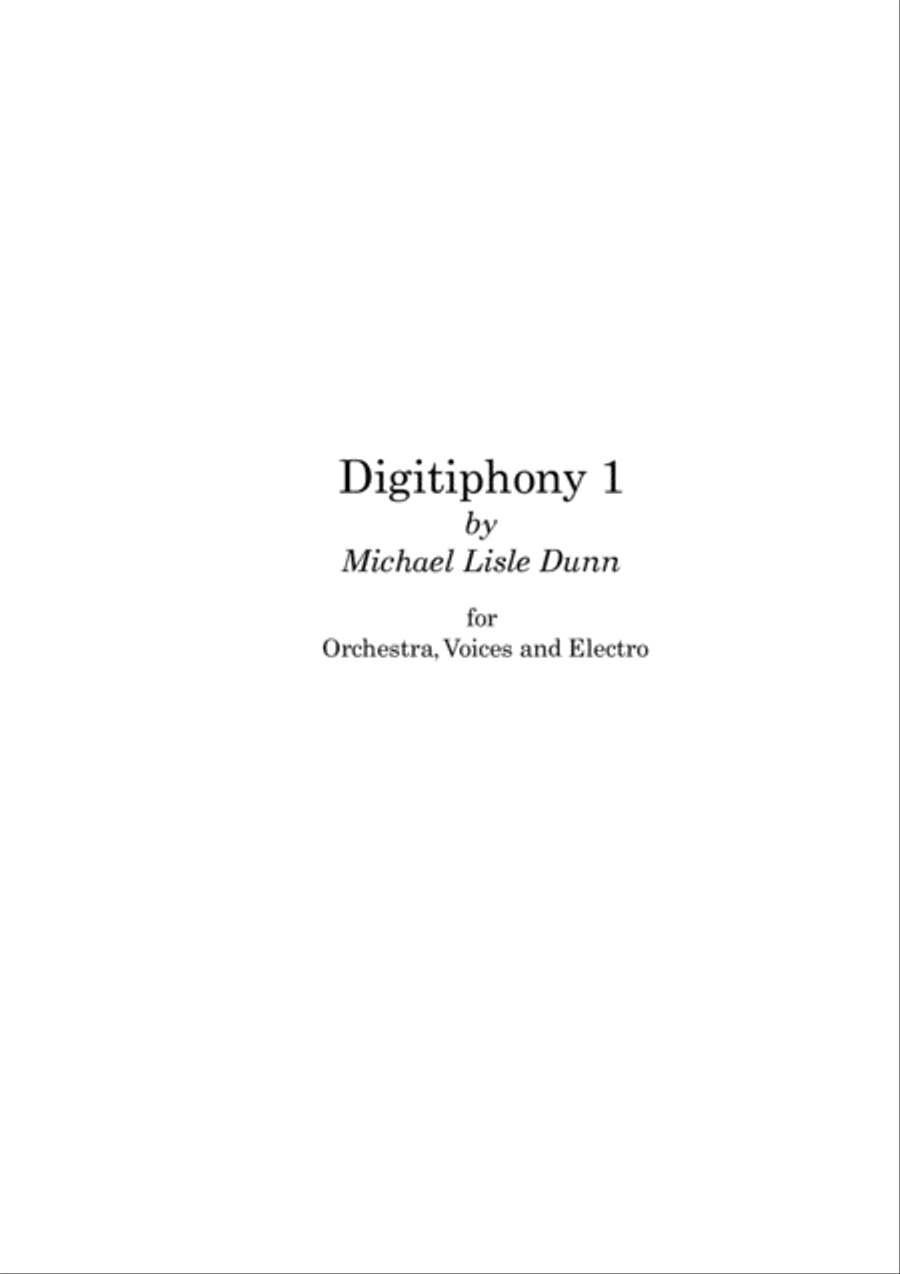 Digitiphony 1 Part 1 