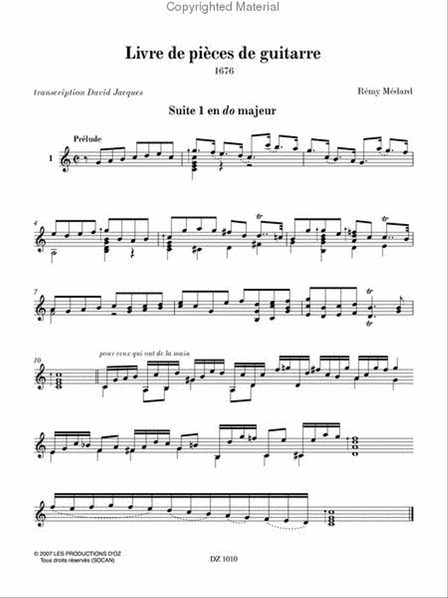 Livre de pièces de guitarre Classical Guitar scores gallery preview page 2