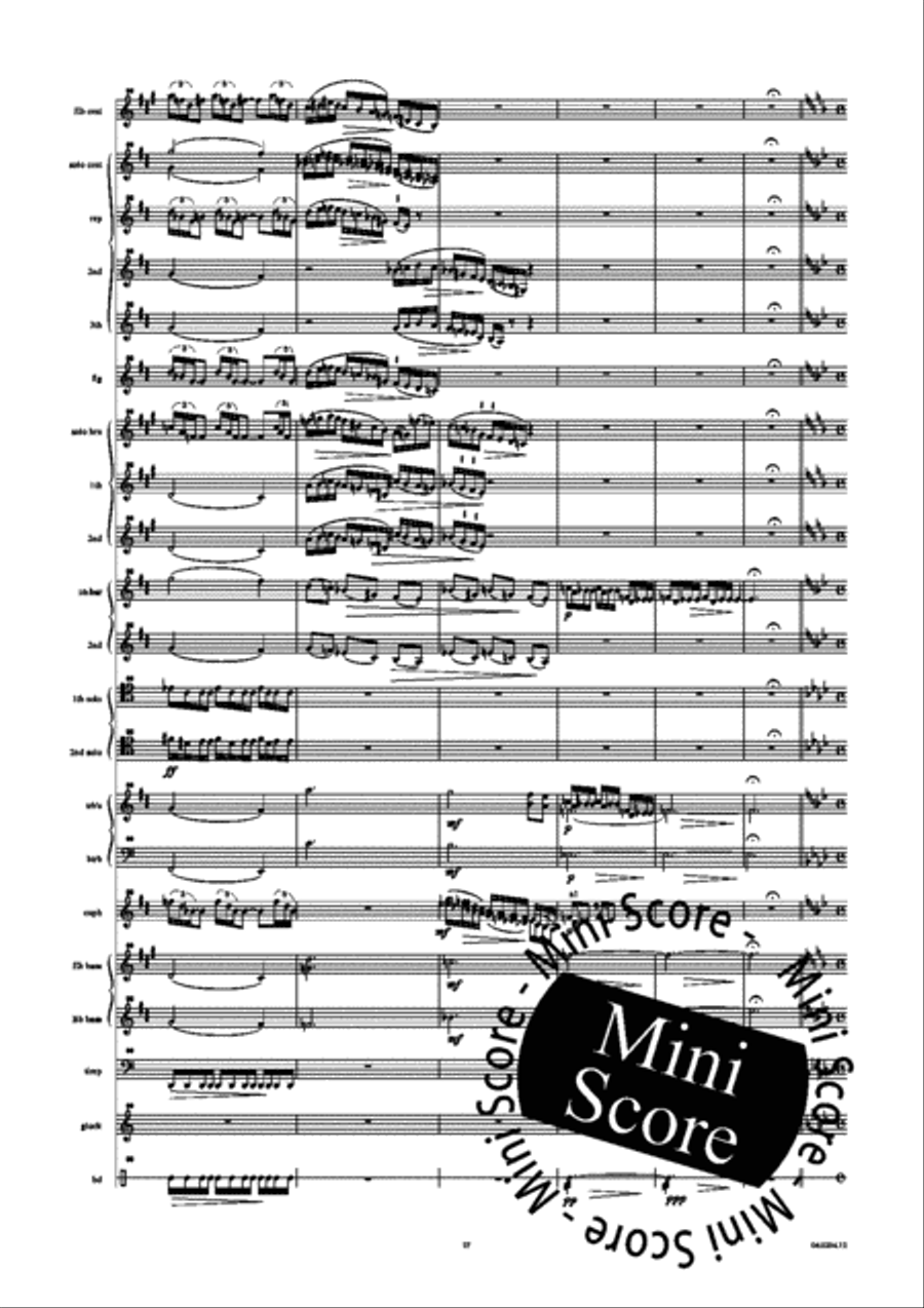 Rainforest Concerto Brass Band scores gallery preview page 33