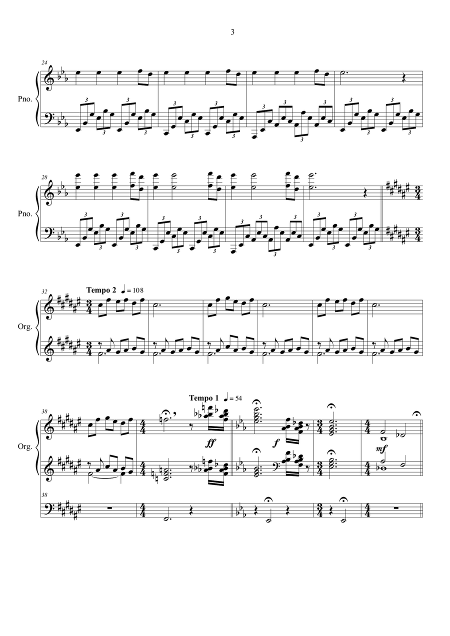 Only Time Only Time Piano scores gallery preview page 3