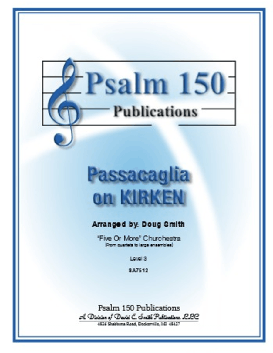 Passacaglia on KIRKEN (in F) Orchestra scores gallery preview page 1