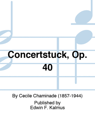 Book cover for Concertstuck, Op. 40