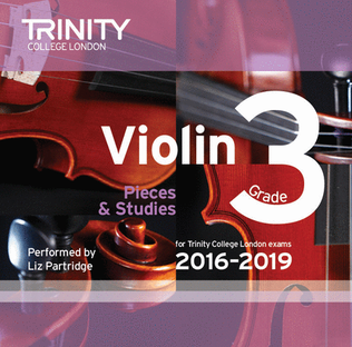 Book cover for Violin 2016-2019 CD: Grade 3