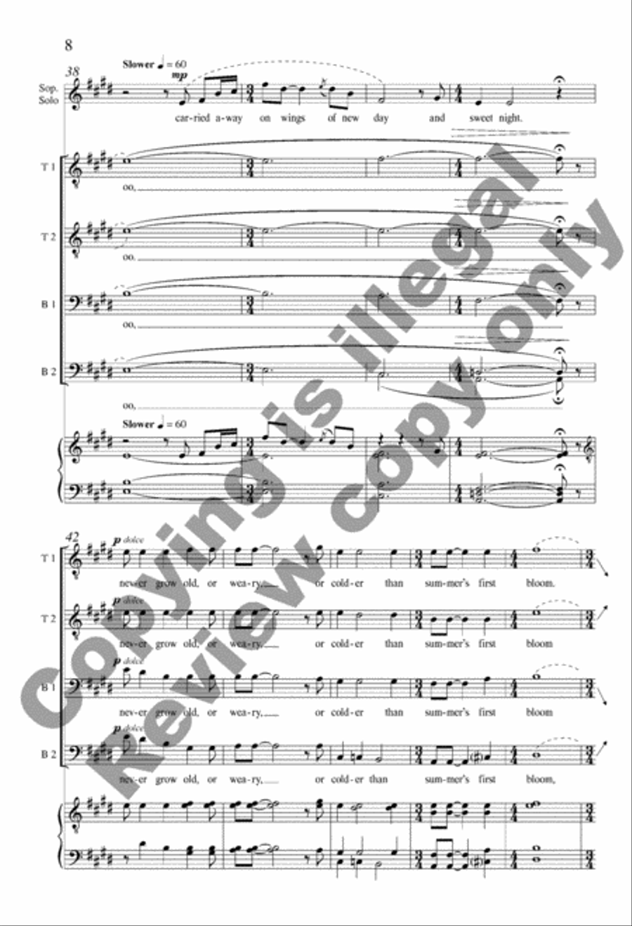 Last Lullaby TTBB scores gallery preview page 8