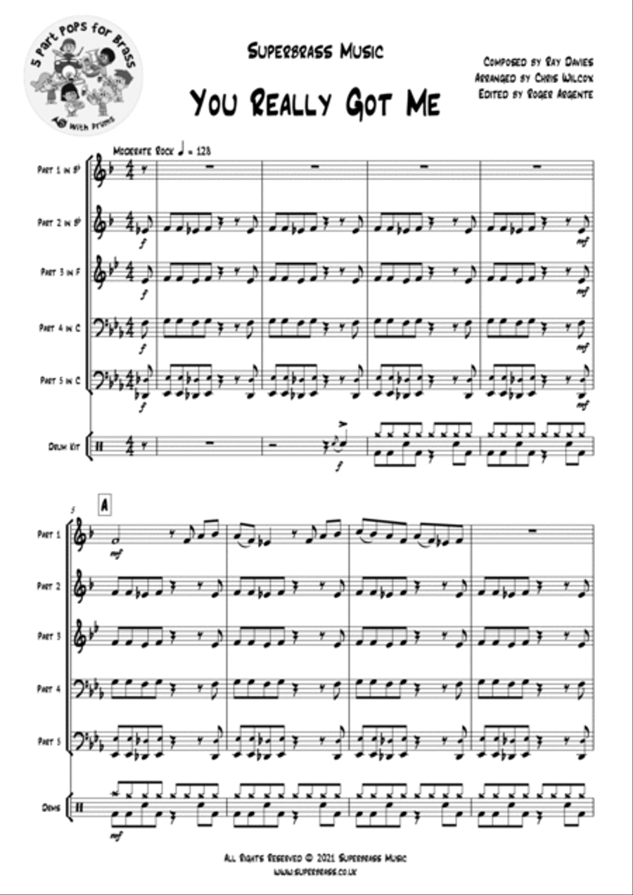 You Really Got Me You Really Got Me Euphonium scores gallery preview page 3