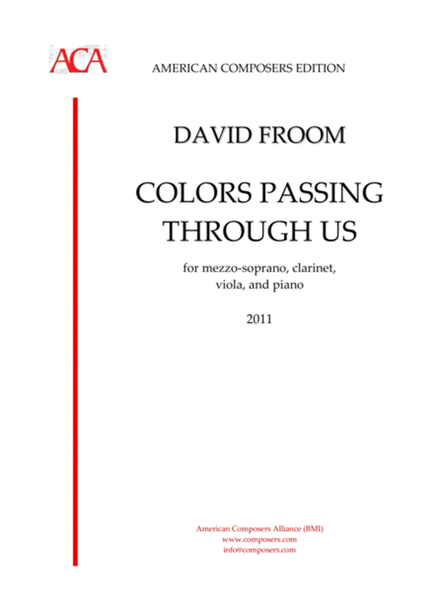 [Froom] Colors Passing Through Us