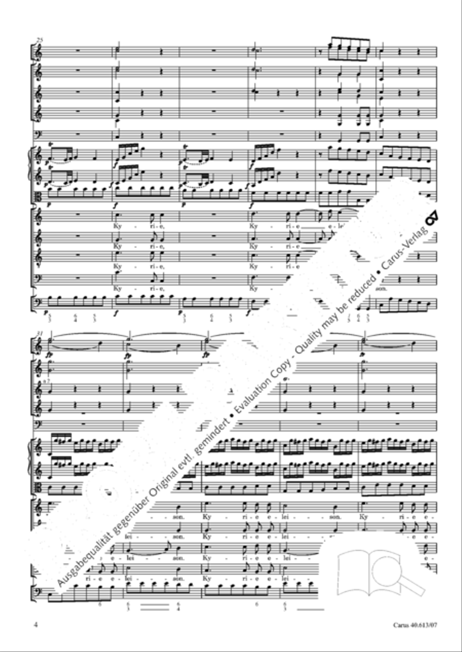 Mass in C (Missa in C) Mass in C (Missa in C) 4-Part scores gallery preview page 11